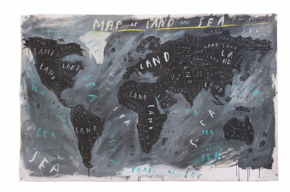 Map of Land and Sea, 2018, Oliver Jeffers
