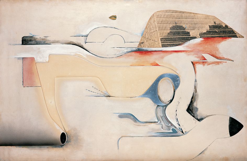 Richard Hamilton, Hers is a Lush Situation, 1958, Pallant House Gallery (Wilson Gift through The Art Fund, 2006) © The Estate of the Artist. All rights reserved, DACS 2018