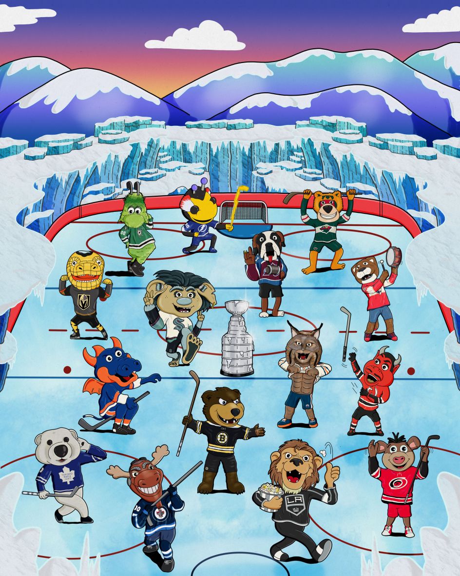 NHL Mascots © Daniel Sulzberg