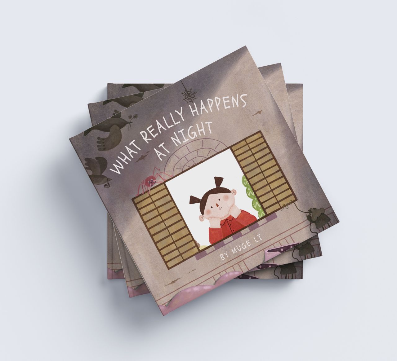 What Really Happens at Night is Muge's fifth picture book