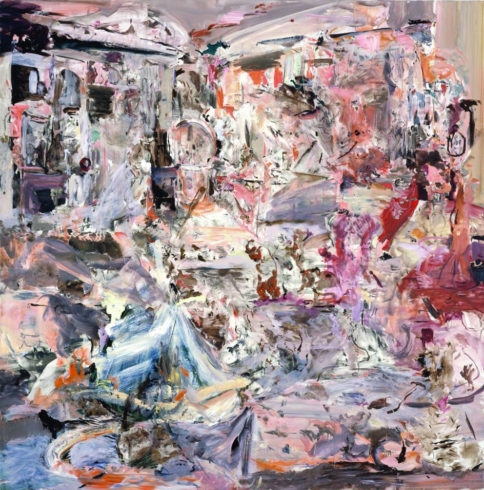 Cecily Brown Maid's Day Off 2005 Oil on linen 200.7 x 198.1 cm Courtesy of the Hiscox Collection © Cecily Brown. Courtesy the artist, Thomas Dane Gallery and Paula Cooper Gallery, New York