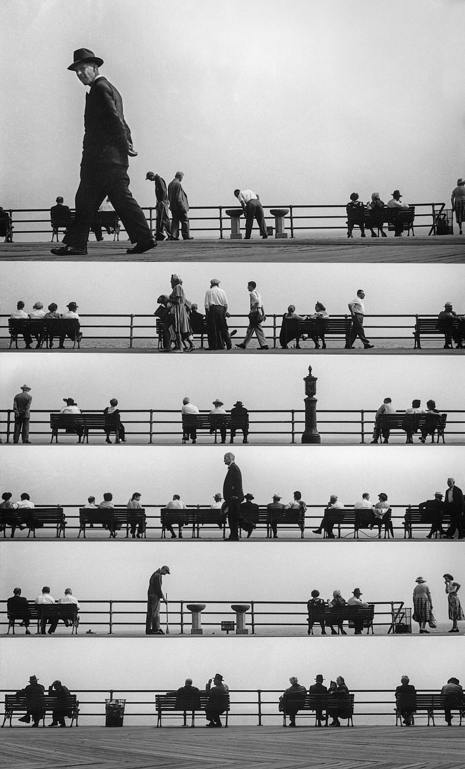 Boardwalk Sheet Music Montage, 1952 © Estate of Harold Feinstein All rights reserved