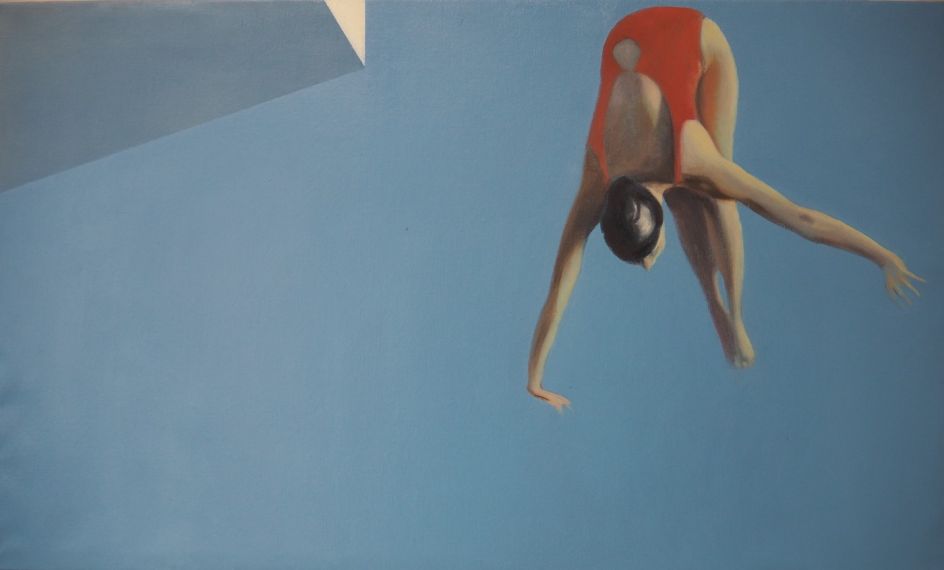 Lydia Blakeley, Refine, 2016. Oil on linen, 40 x 50cm. Photo Ciaran Davies