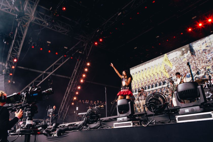 Glastonbury '24: designing Olivia Dean's Pyramid Stage set