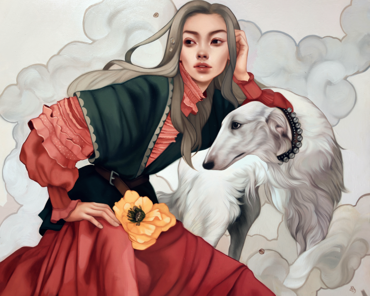 'Whistler' by Kelsey Beckett. All images courtesy of the artist and Corey Helford Gallery