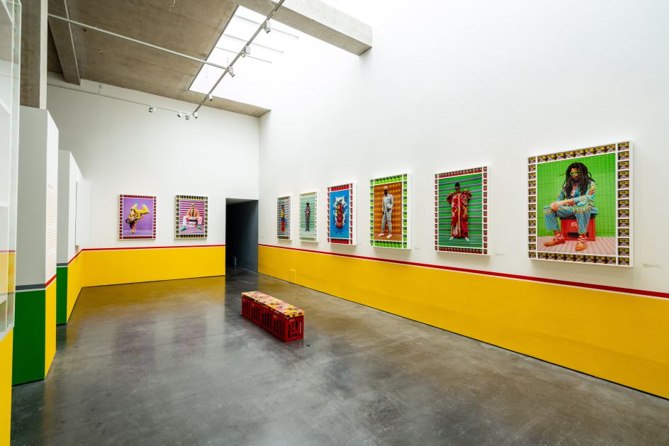My Rock Stars Series by Hassan Hajjaj at New Art Exchange. Photographer Reece Straw, courtesy of New Art Exchange