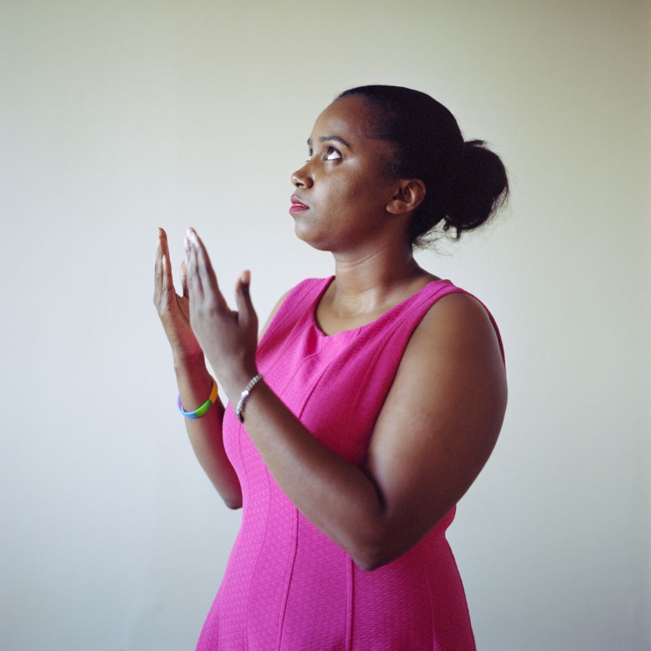 Saadiya, Toronto © Lia Darjes: “Being queer and Muslim means to me that I can be who God intended me to be. And for me, that is an educated woman, compassionate, caring and loving other people. I used to think that it was a negative thing, but the more I learned about myself and the more I learned about queer community, I learned that we are just like everybody else. We have the same needs that other people have. We have the same right as everybody else.”