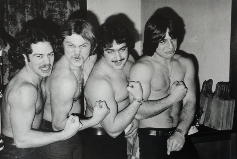 Tony and the Bar Boys, 1975 © Joseph Szabo. Courtesy of Michael Hoppen Gallery