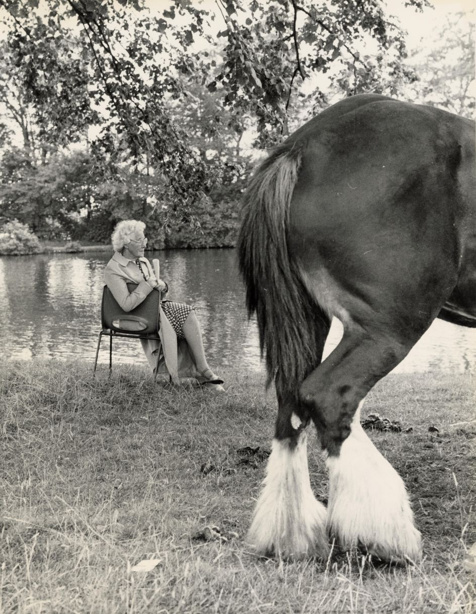Shirley Baker, Untitled (Woman and Horse), 1968