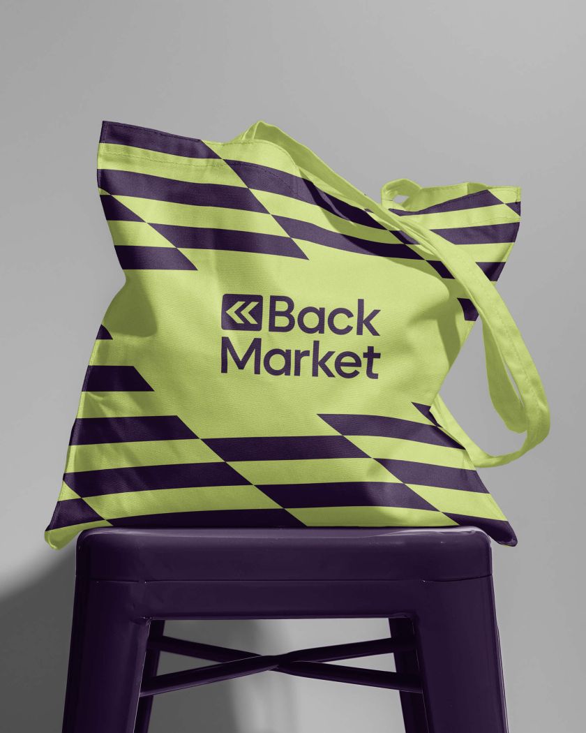 Visual identity for refurb site Back Market channels its passion for change