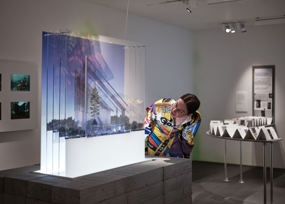 Exhibition view of Restore: Design Researchers in Residence Display. Felix Speller for the Design Museum