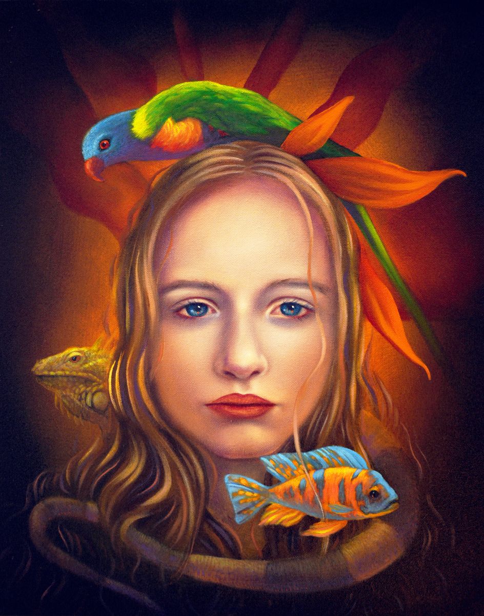 Extra Titian, 2020, oil on canvas, 20 x 16 inches © Ryan Martin