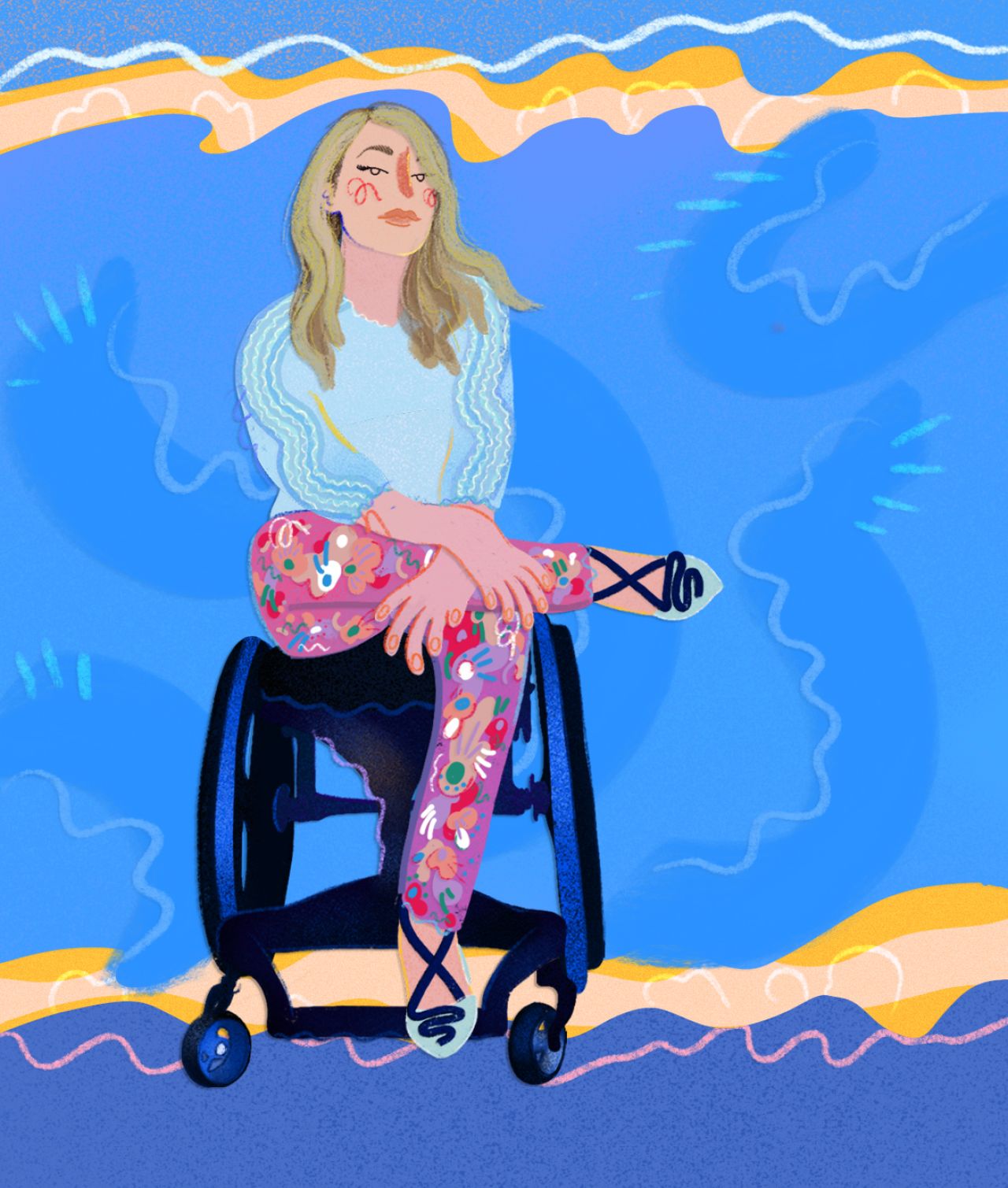 ILLUSTRATED JOURNALISM Gabriella. All images courtesy of the V&A and artists. Mussurakis - Sophie Morgan