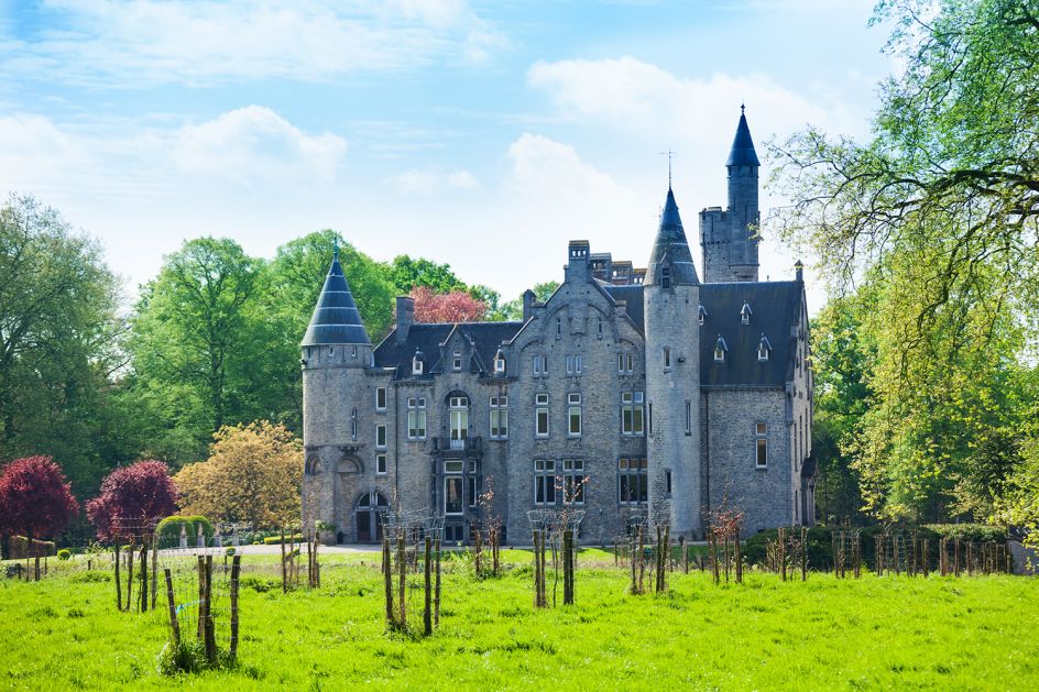 Beautiful view of Bornem Castle near Antwerp, Adobe Stock