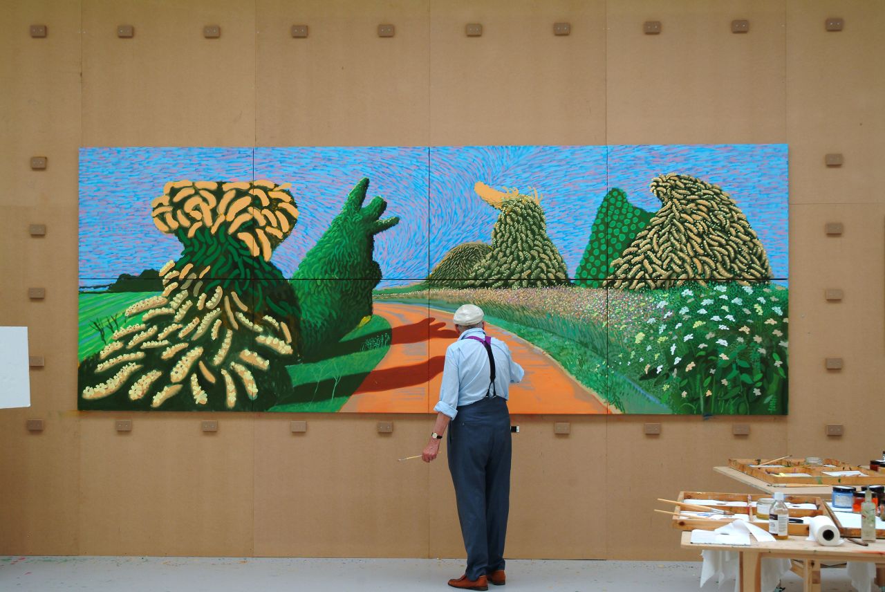 David Hockney painting 