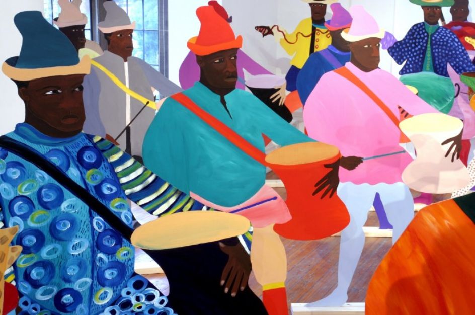 Lubaina Himid, Freedom and Change, 1984. Courtesy the artist & Hollybush Gardens, photo Andy Keate