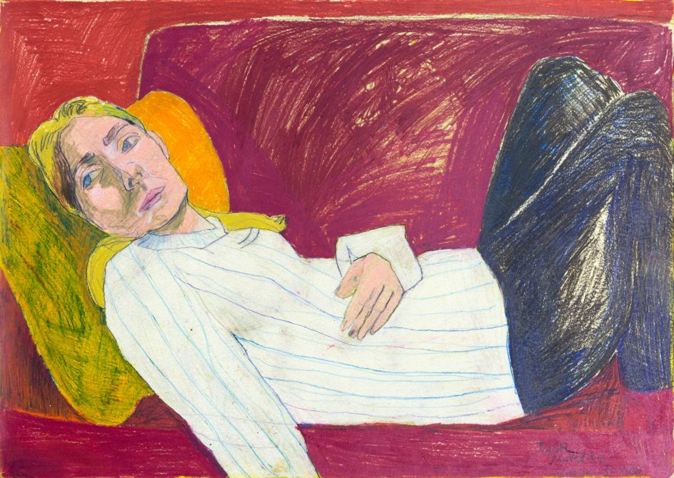 Igor Moritz, Red Couch, 2020 - Delphian Gallery