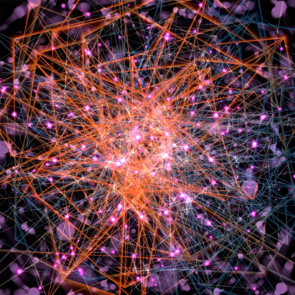 The artist uses various materials to capture what we see, and to distill what we are seeing into something physical.