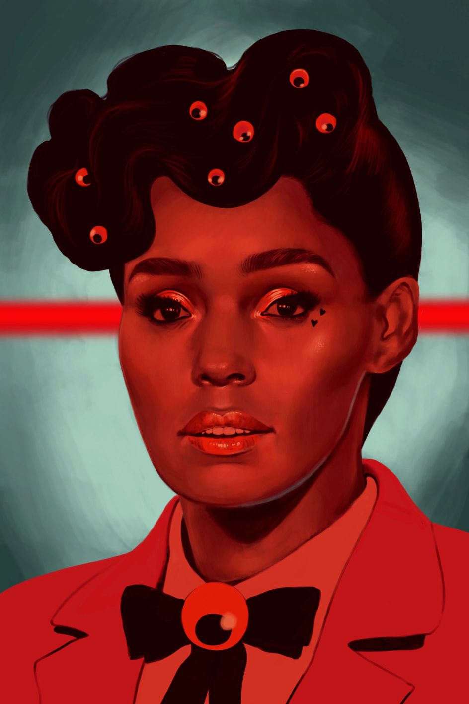 Janelle Monae, from Queer icons series