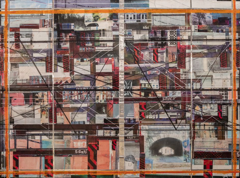 Leroy Johnson's vibrant mixed media artworks inspired by his love of