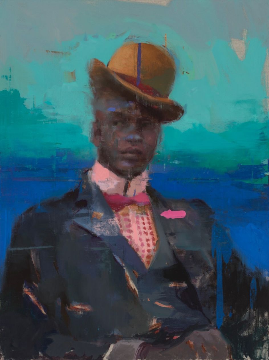 Distant Relative #4, Oil on Canvas © Jérôme Lagarrigue