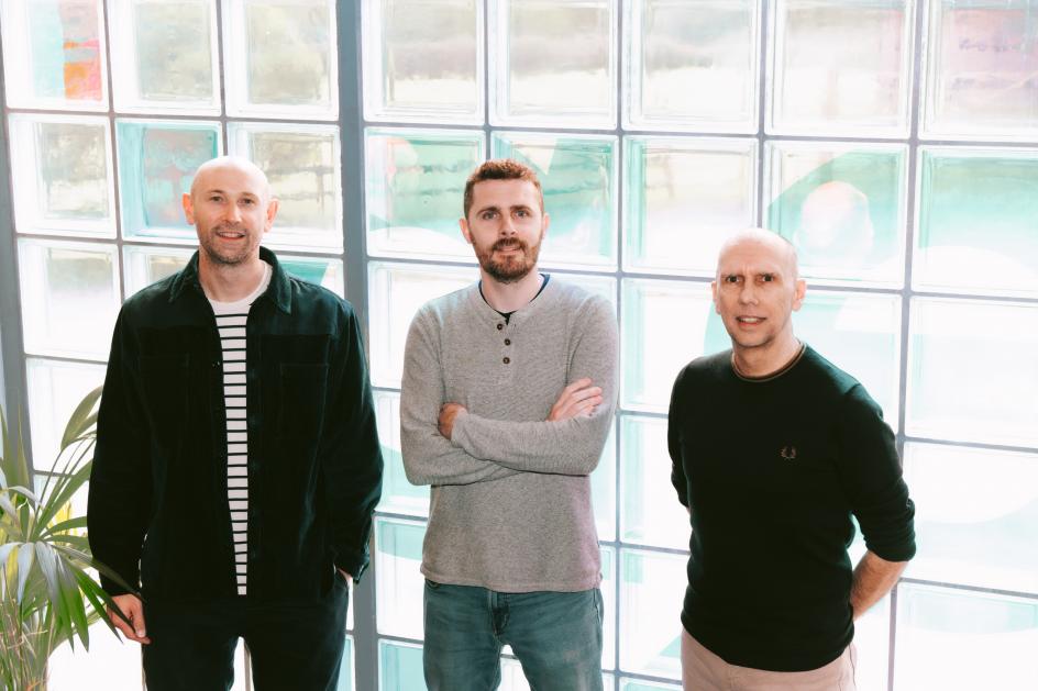 CEO Tom Harber, James Hobbs and Scott Ewings