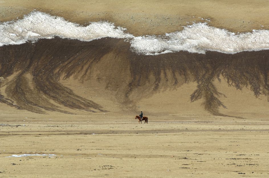 Spring Canvas Brushed By Nature, Mongolia, 2007 © Marc Progin. Courtesy of Blue Lotus Gallery