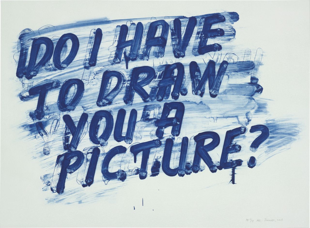 Mel Bochner, Do I Have to Draw You a Picture? 2013. © Mel Bochner, 2018