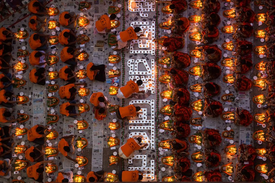 Kartik Vrata - MD Tanveer Rohan: The last five days of Kartika month are known as Bhisma-Panacaka. Grandfather Bhisma fasted for these five days, preparing to give up his life. (Open Arts and Culture)