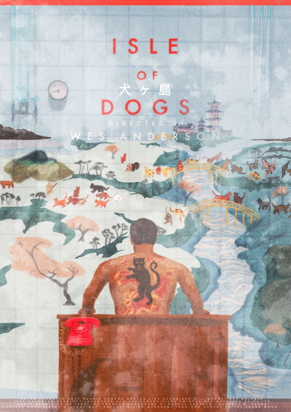 Wes Anderson inspired posters © Jamie Edler