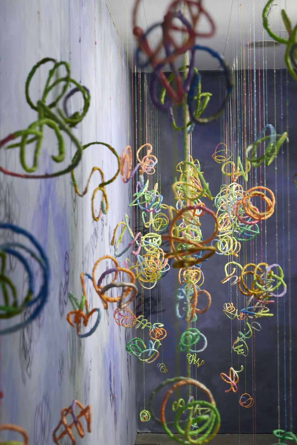 Installation view, Mit Jai Inn: Dreamworld (2021). © Ikon Gallery. Photographer: Stuart Whipps