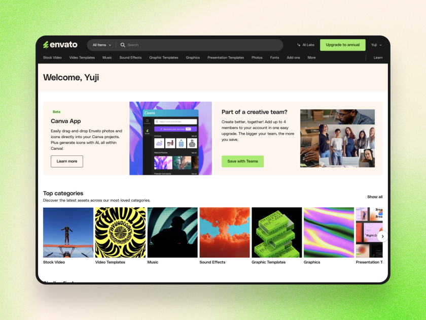 Design resource platform Envato launches new logo and sonic identity
