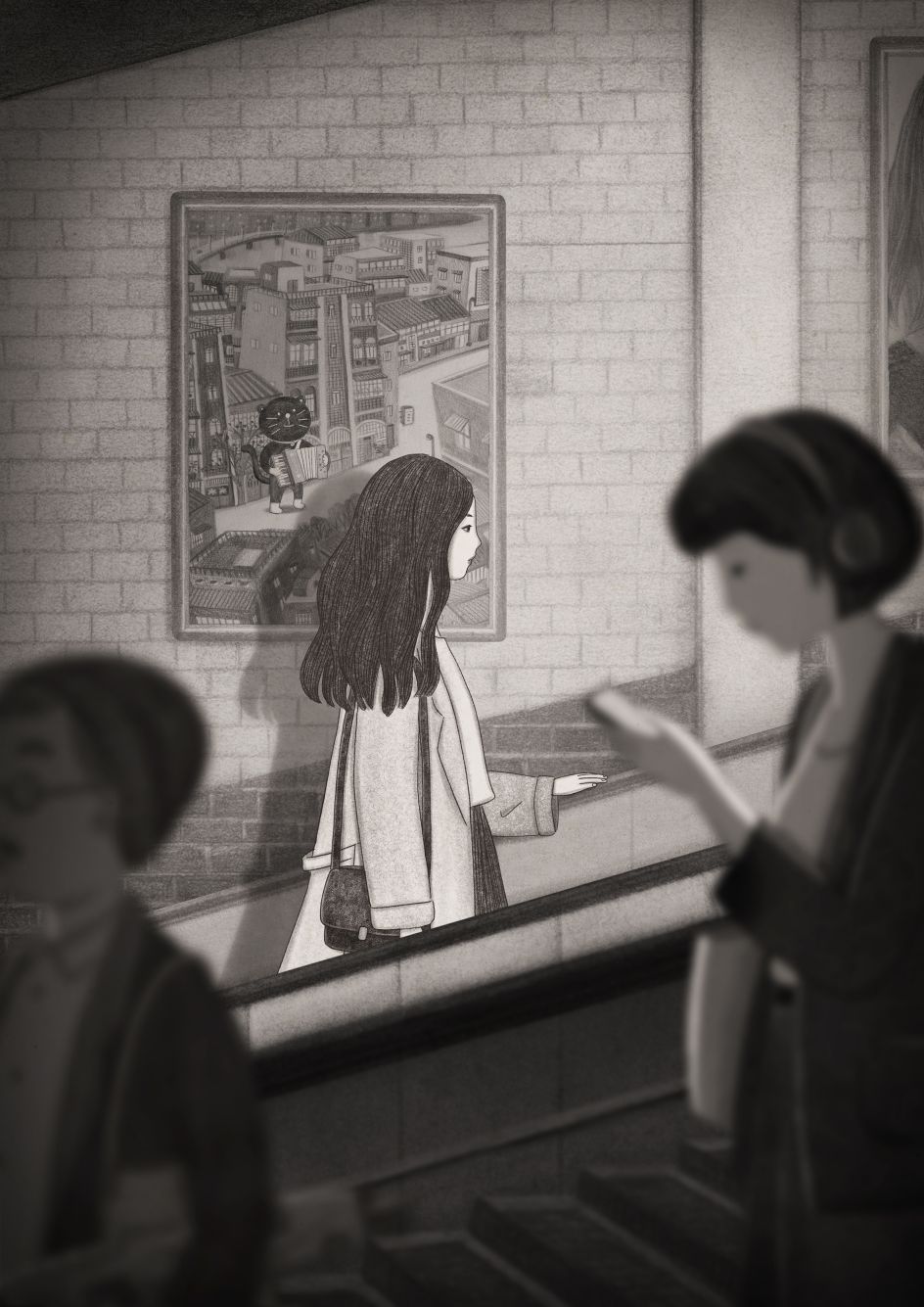 Professional Animation Category Winner (sponsored by Huion): Me and Me by Chiu Ling Chen