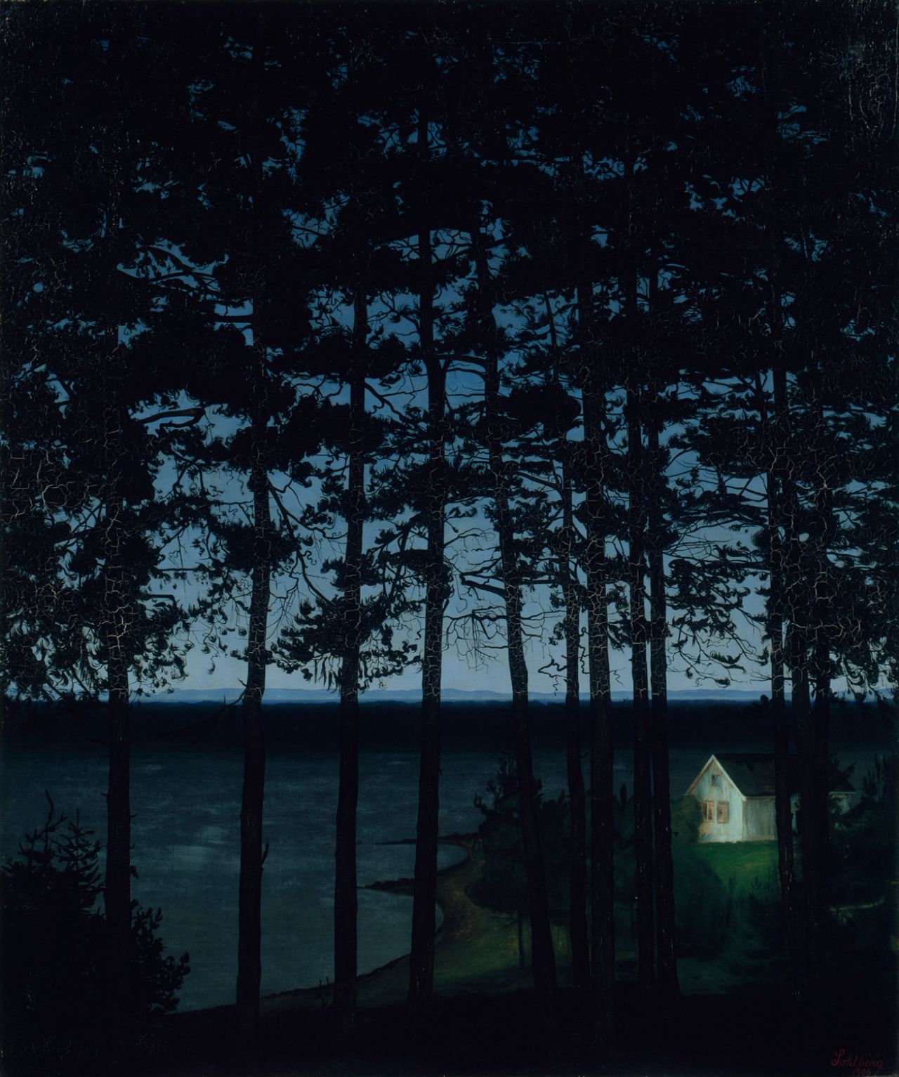 Harald Sohlberg, Fisherman’s Cottage, 1906, Art Institute of Chicago, Gift of Edward Byron Smith