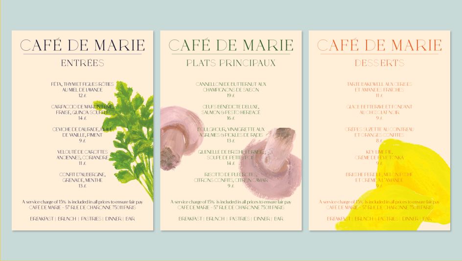 Faubourg Display. Marie Boulanger and Positype Flourish