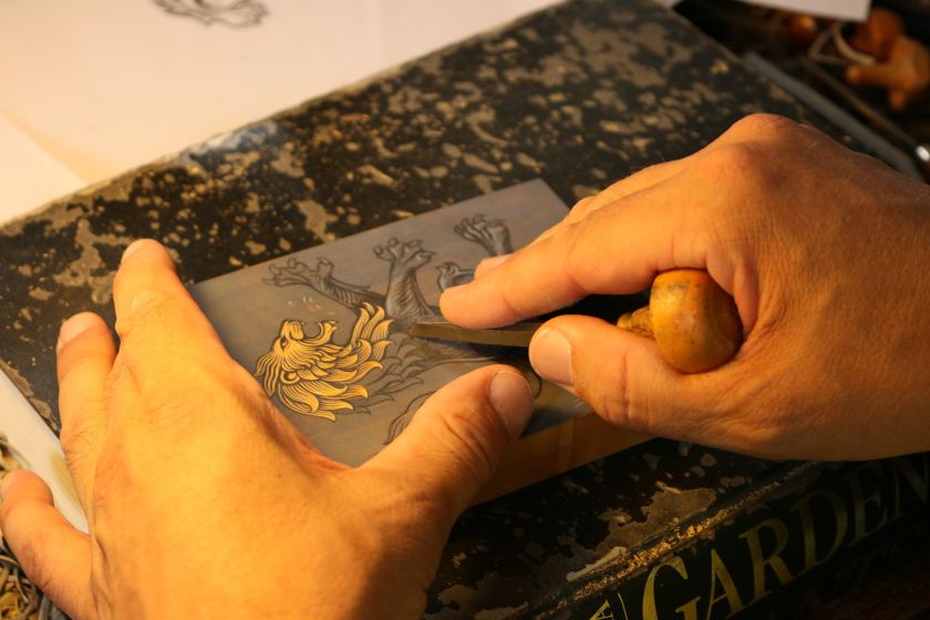 Chris Wormell's wood cuts are back in fashion.