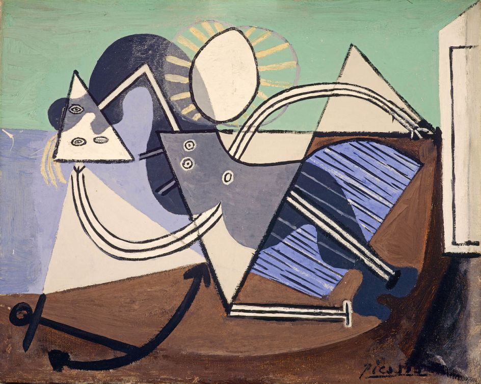 Pablo Picasso Woman on the Beach (Nu sur la plage) 1932 Oil paint on canvas 330 x 400 mm The Penrose Collection© Succession Picasso/ DACS London, 2017