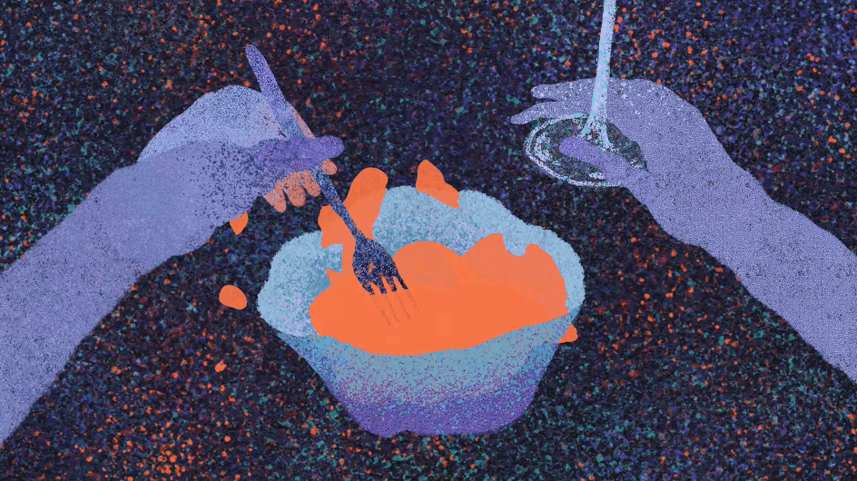 A relatable image makes the message easy to understand