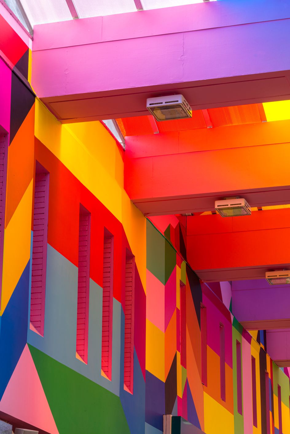 Endless Ribbon Connecting Us © Morag Myerscough. Photography by Gareth Gardner