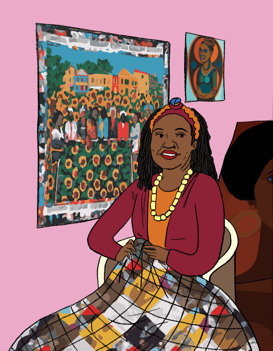 Faith Ringgold, from the book A Black Woman Did That
