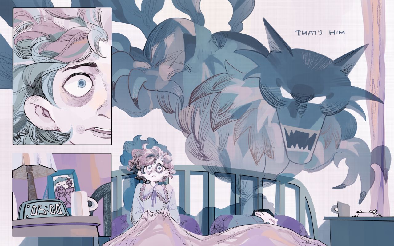 Trauma comes to life in the form of a wolf in THAT'S HIM