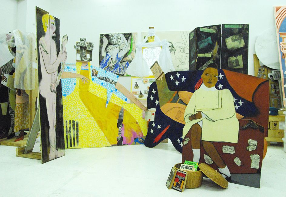 Lubaina Himid, A Fashionable Marriage, 1986. Courtesy the artist and Hollybush Gardens, photo M. Birchall & Teo Lashley Burnley