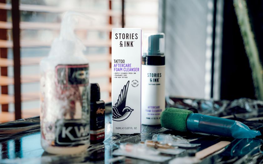 Robot Food primes tattoo skincare brand Stories & Ink for traditional retail markets with new 'inklusive' packaging