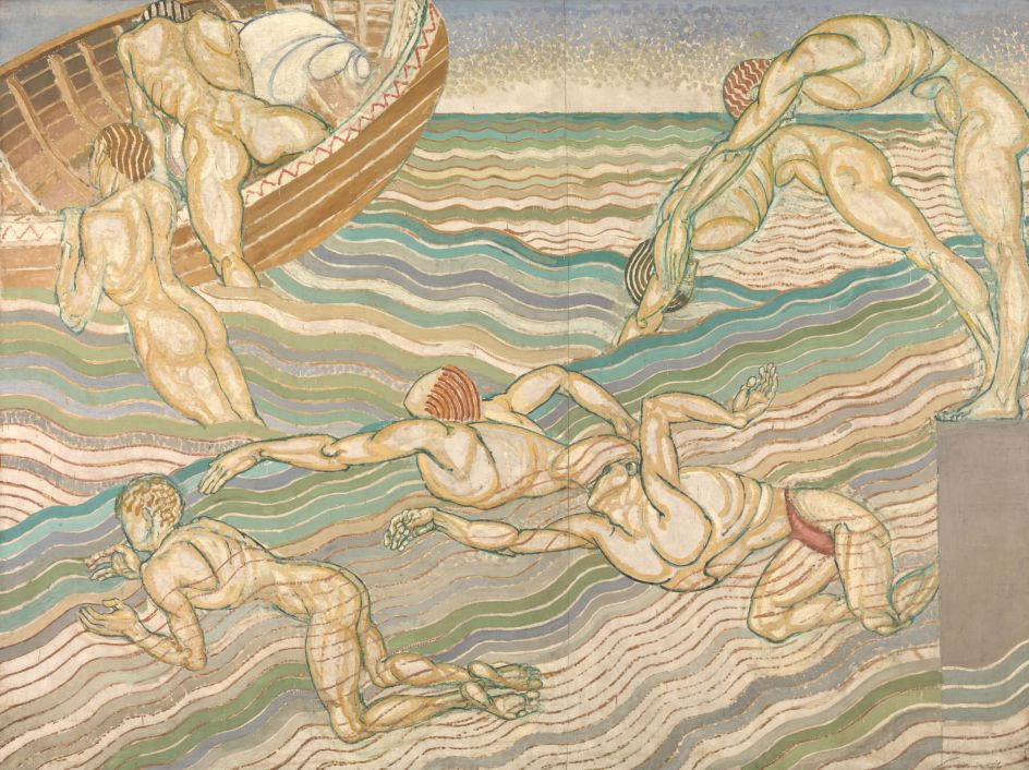 Duncan Grant  Bathing 1911  Oil paint on canvas  2286 x 3061 mm  © Tate