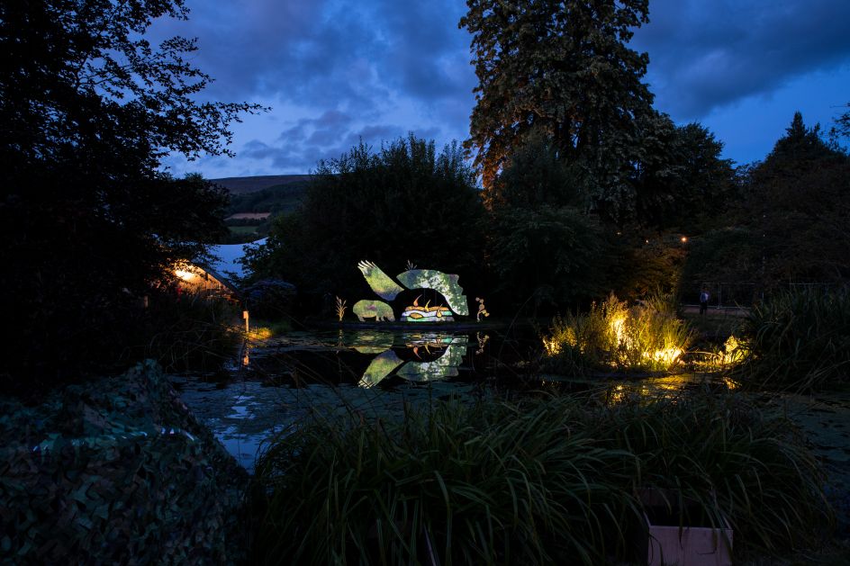 Art installation at Green Man, 2019