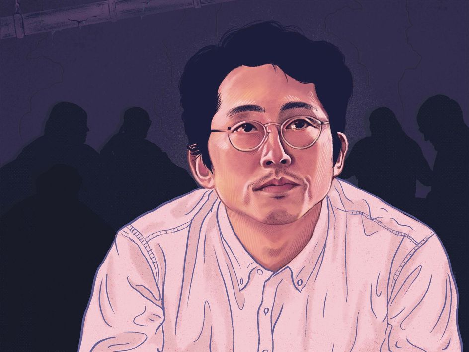 Steven Yeun Portrait - Little White Lies © Becki Gill