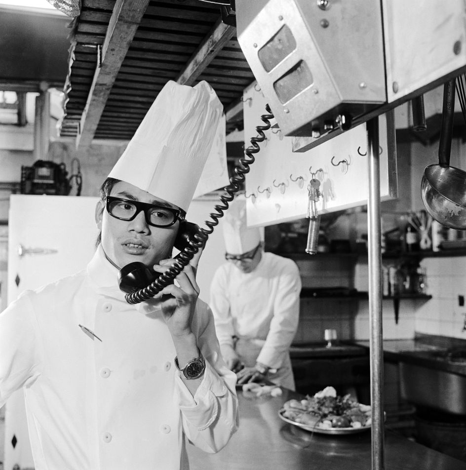 The kitchens at Wheelers Sovereign Restaurant, Mayfair, Copyright Historic England