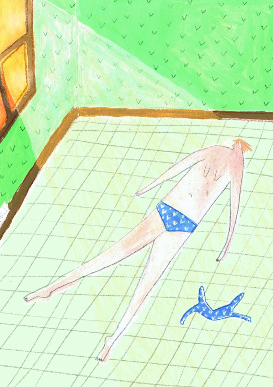 Sunbathing, from The Great Indoors