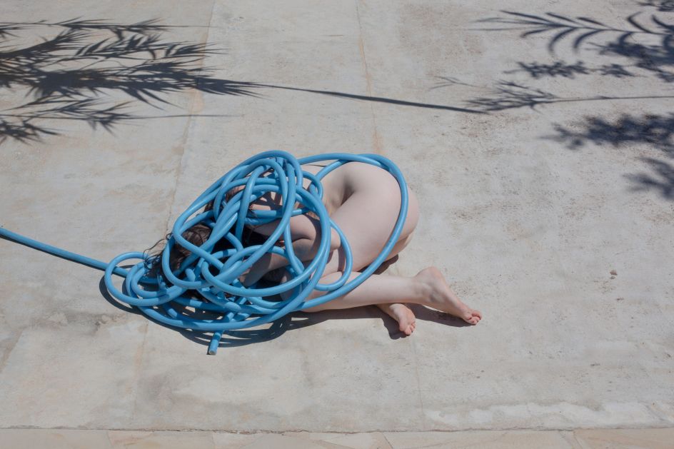 Pool Party, Blue Hose, August 2015, © Polly Penrose