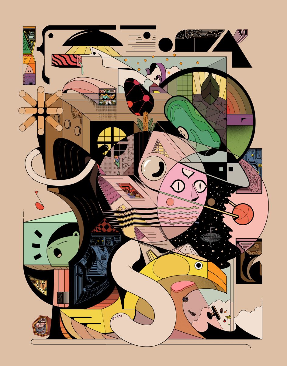 From the series, Gibberish #24 © Ori Toor